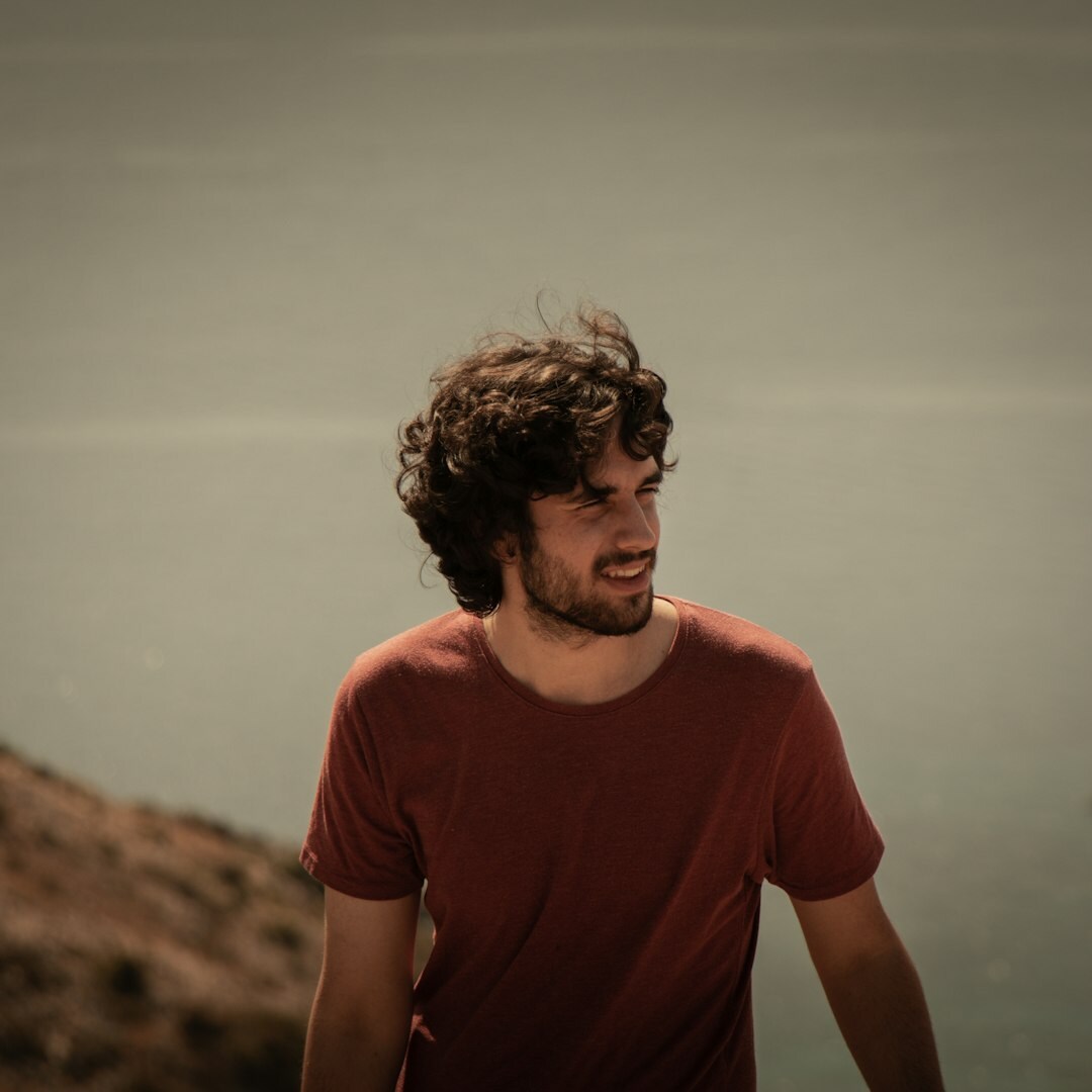 Portrait of a Croatian male storyteller and podcaster in his 30s